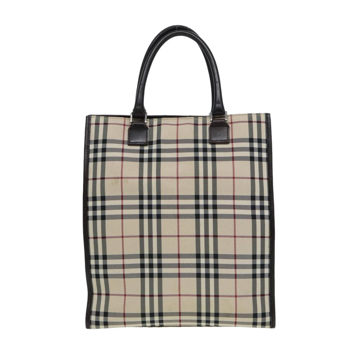 Burberry Nova Check Tote canvas check pattern, BEIGE, CANVAS, Tote bag