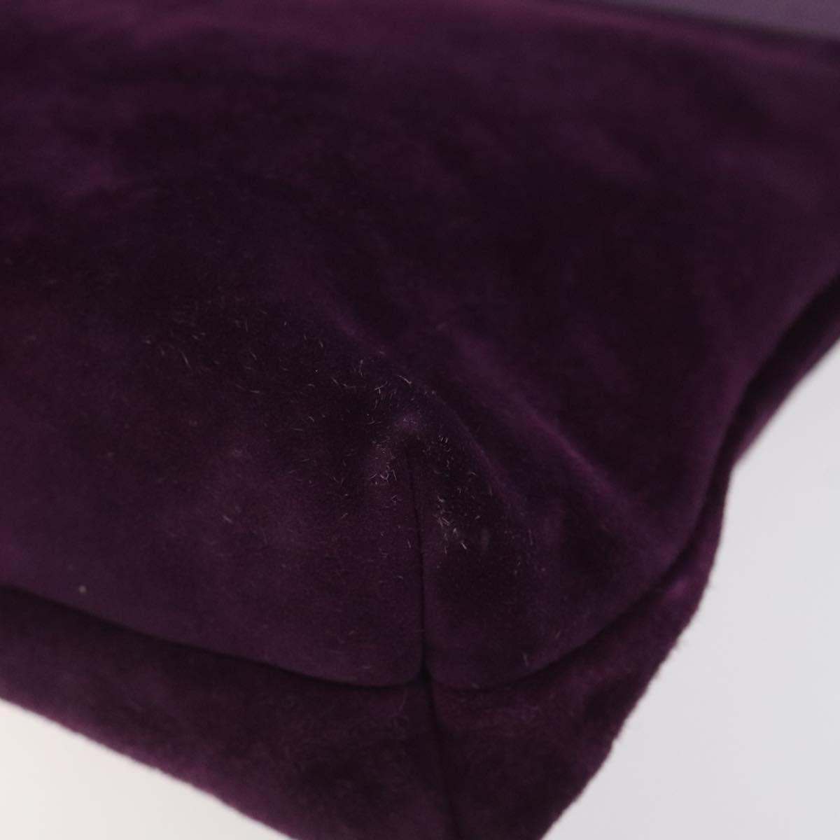 Salvatore Ferragamo Vala Shoulder Bag Suede, PURPLE, SUEDE, Shoulder bag