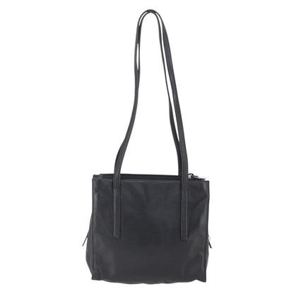 Prada Vintage Shoulder Bag Leather, BLACK, LEATHER, Shoulder bag