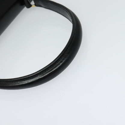 Celine Vintage Logo Top Handle Bag Leather, BLACK, LEATHER, Handbag