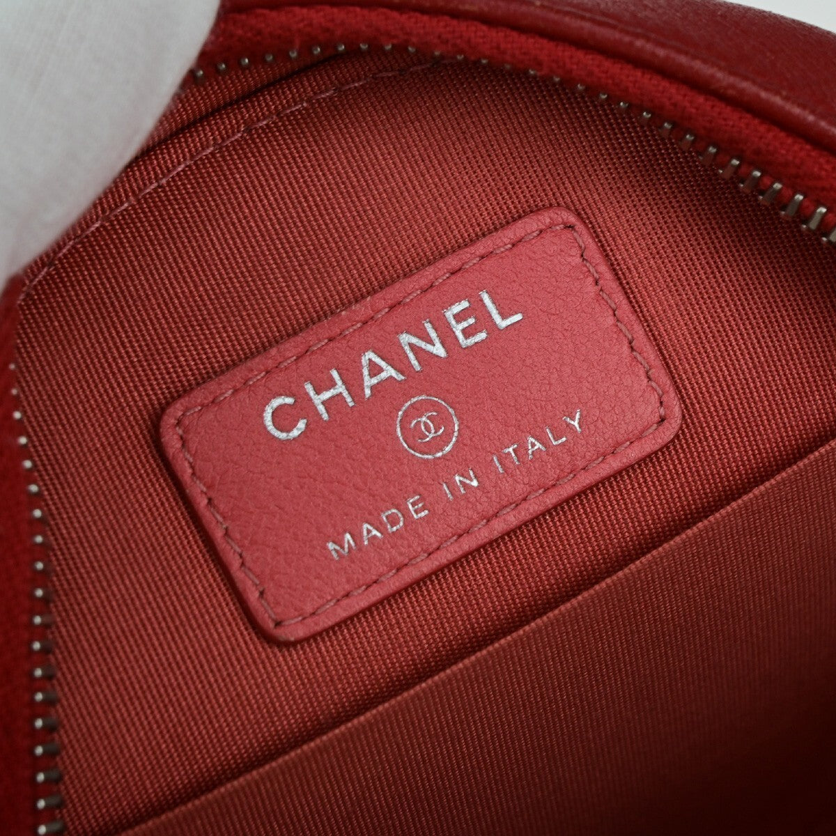 Chanel Pearl Crush Round Clutch with Chain Quilted Lambskin, PINK, LEATHER, Shoulder bag