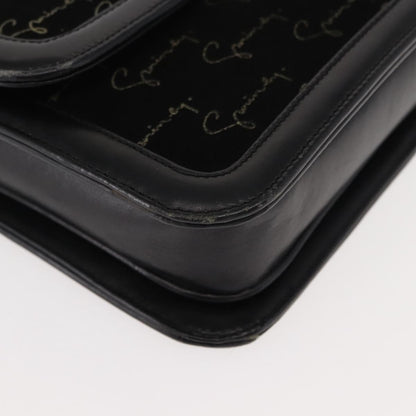 Givenchy Vintage 4G shoulder bag Suede, BLACK, SUEDE, Shoulder bag