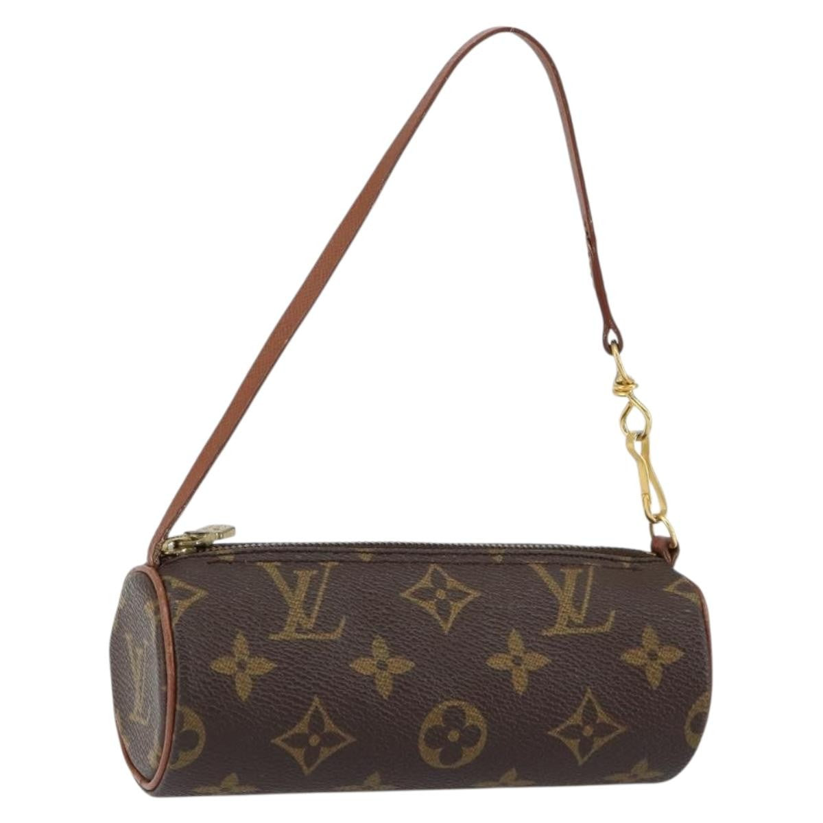 Louis Vuitton Papillon Pochette Monogram Canvas, BROWN, CANVAS, Clutche & pouche