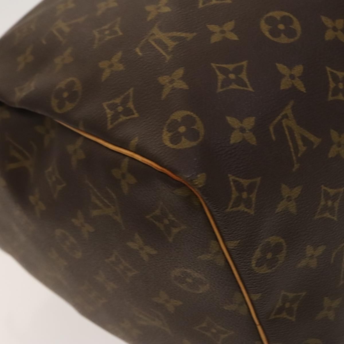 Louis Vuitton Keepall Bag Monogram Canvas, BROWN, CANVAS, Travel bag