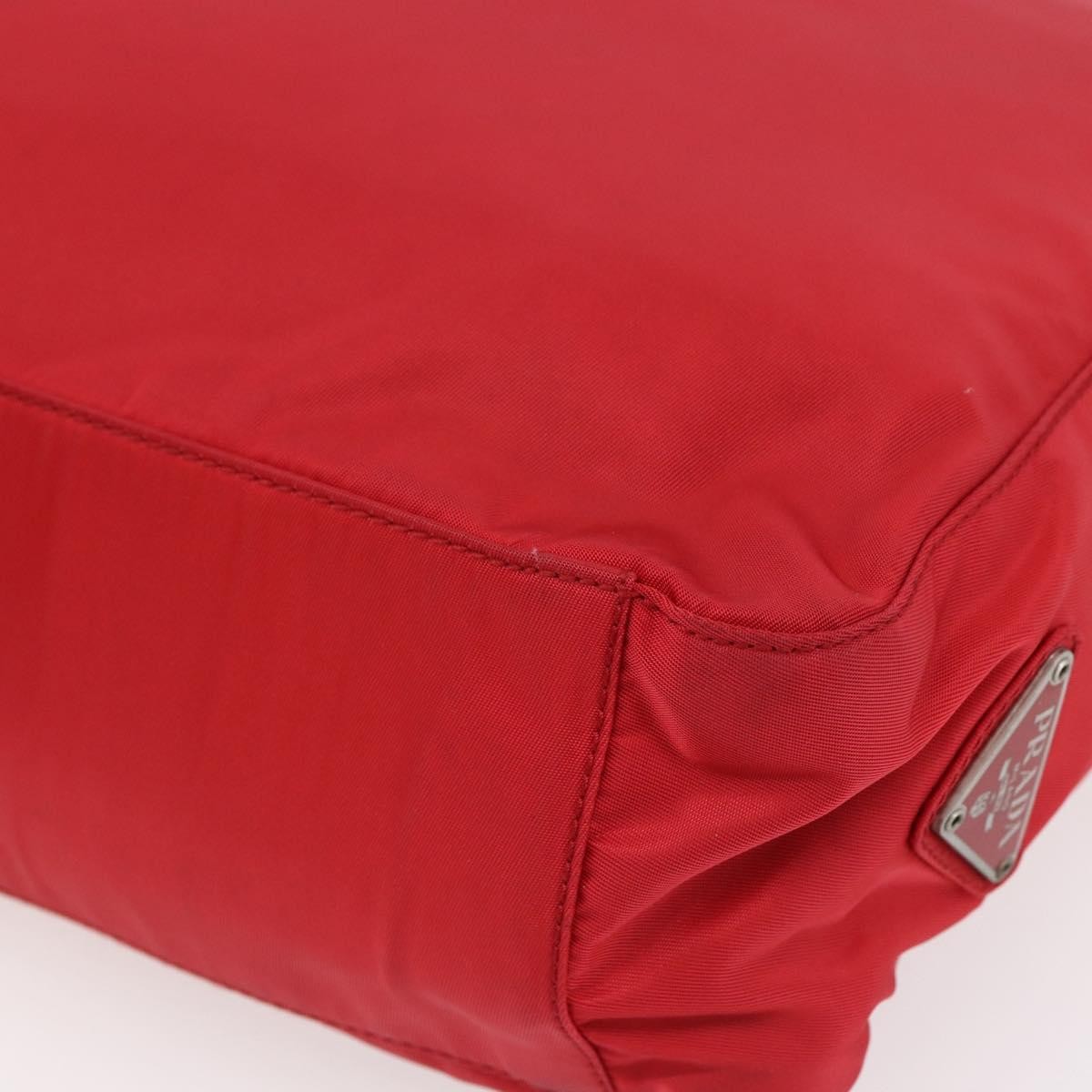 Prada Vintage Tote Tessuto, RED, NYLON, Tote bag