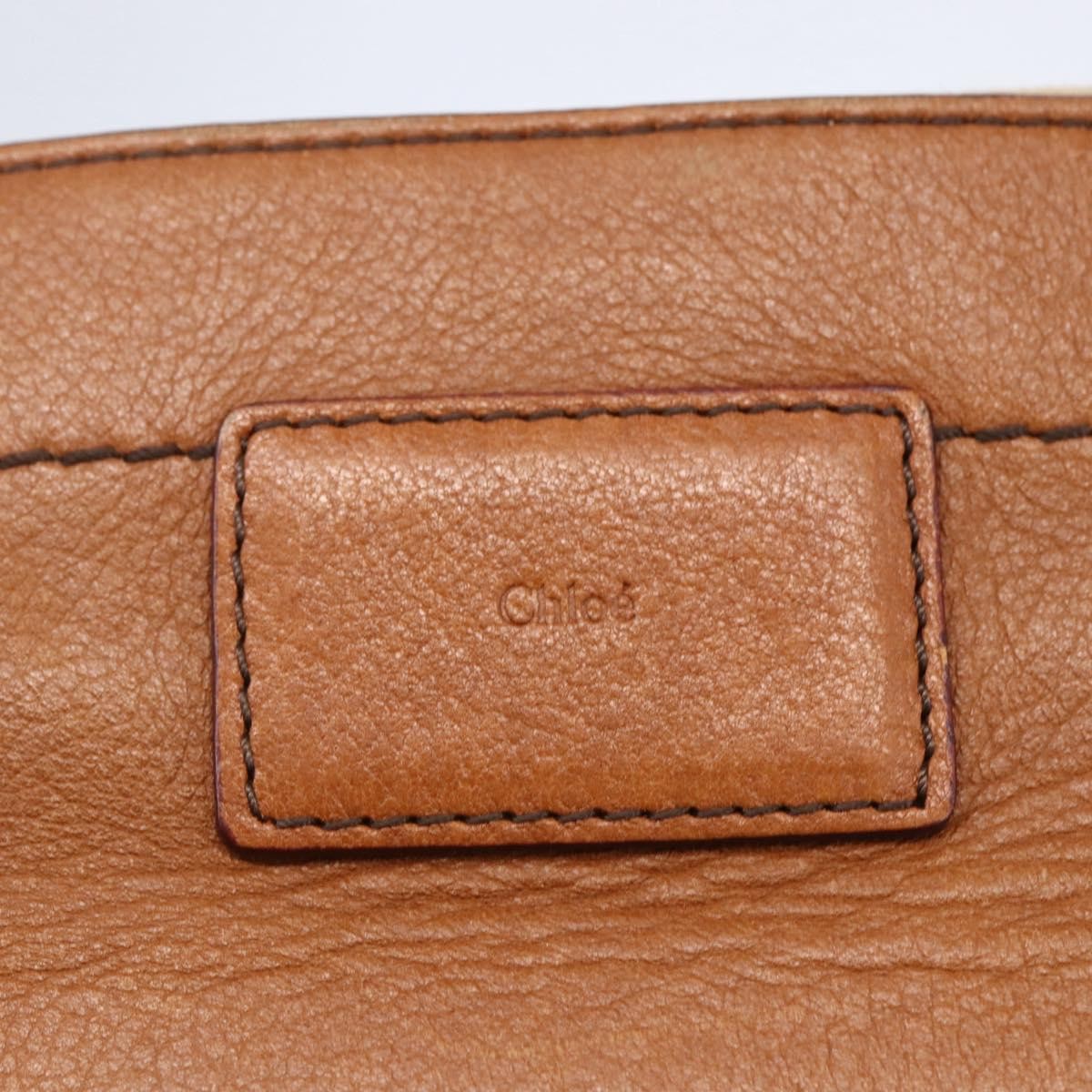 Chloe Margaret Handbag Leather, BROWN, LEATHER, Handbag