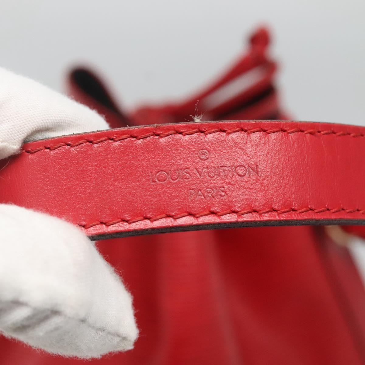 Louis Vuitton Noe Handbag Epi leather, RED, LEATHER, Handbag