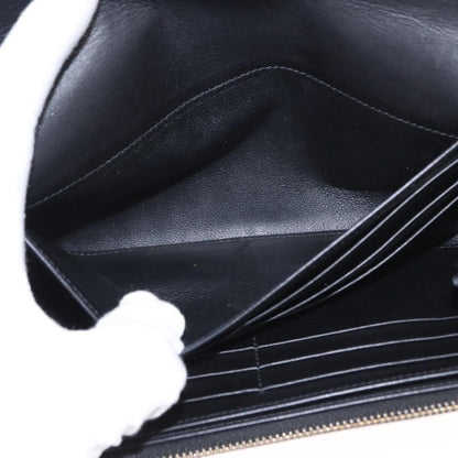 Saint Laurent Y Line Flap Wallet Leather, BLACK, LEATHER, Wallets