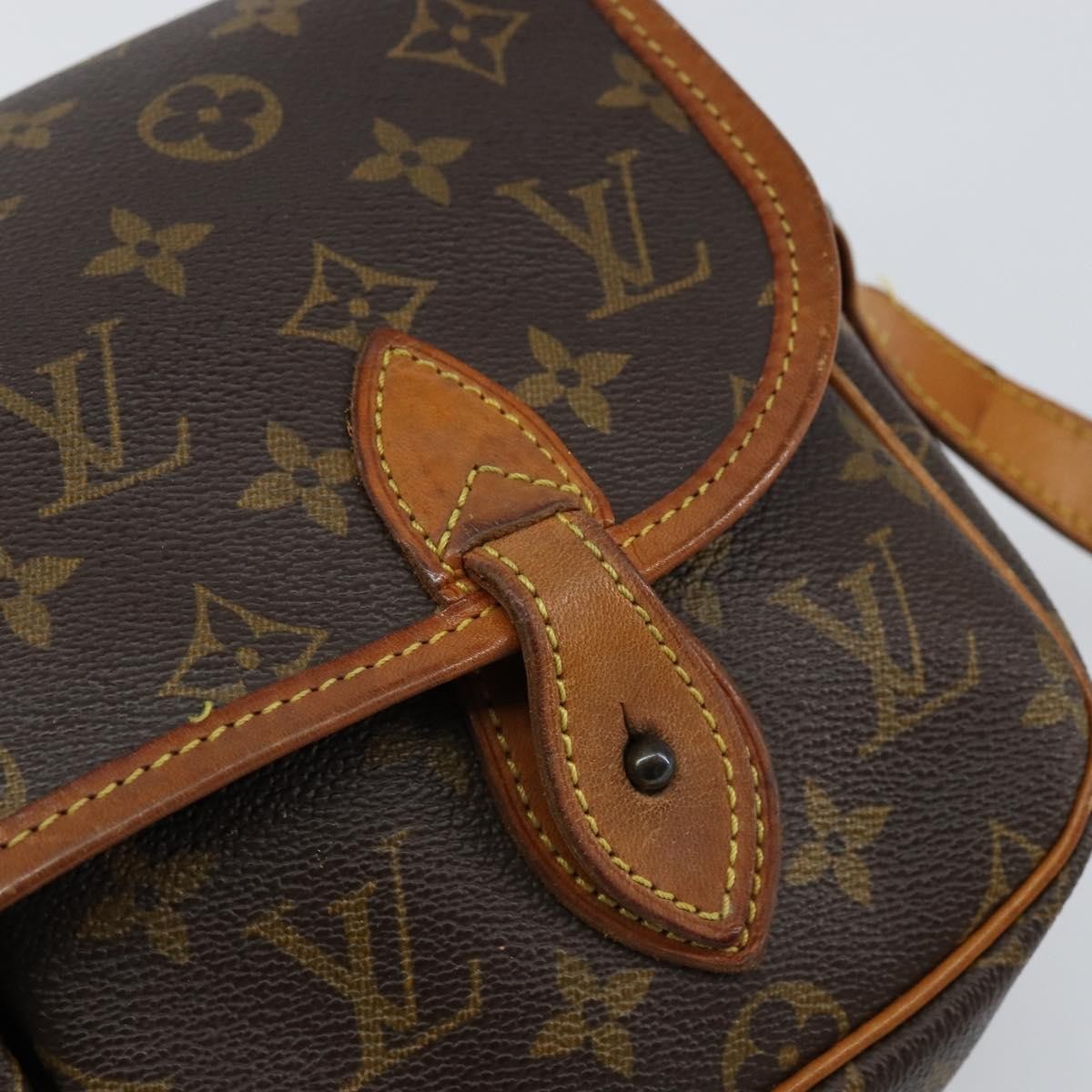 Louis Vuitton Sac Gibeciere Messenger Bag Monogram Canvas, BROWN, CANVAS, Shoulder bag