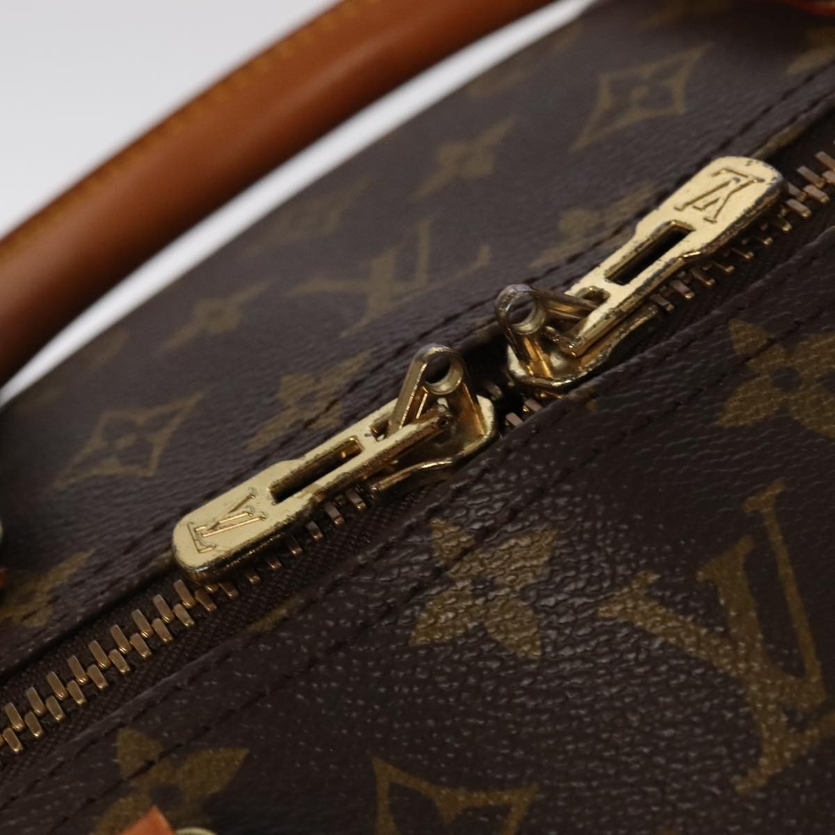 Louis Vuitton Keepall Bag Monogram Canvas, BROWN, CANVAS, Travel bag