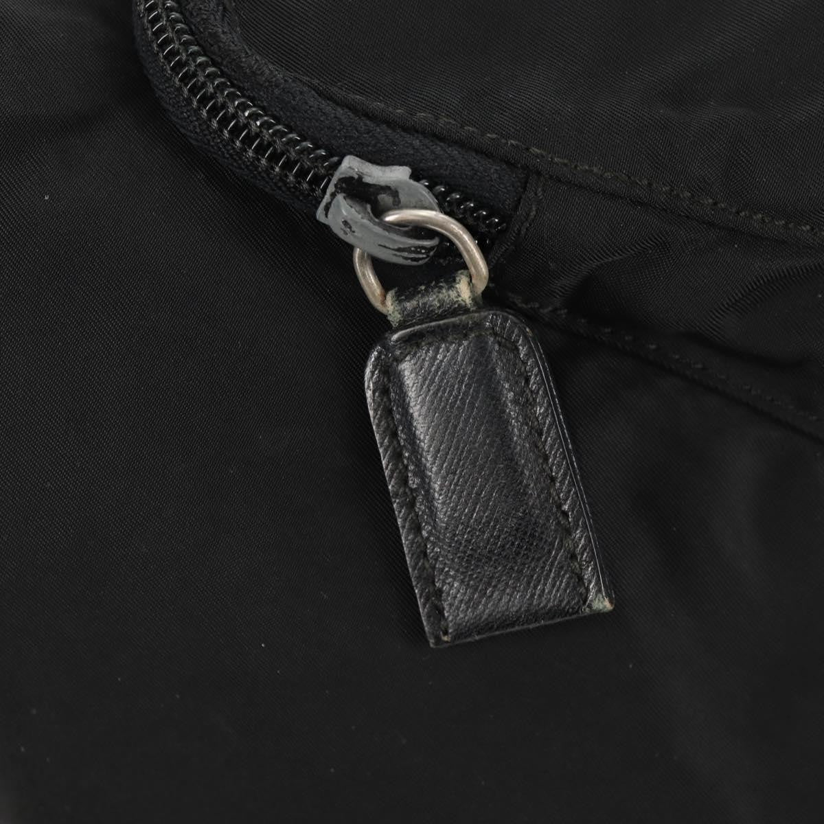 Prada Front Pocket Backpack Tessuto, BLACK, NYLON, Backpack