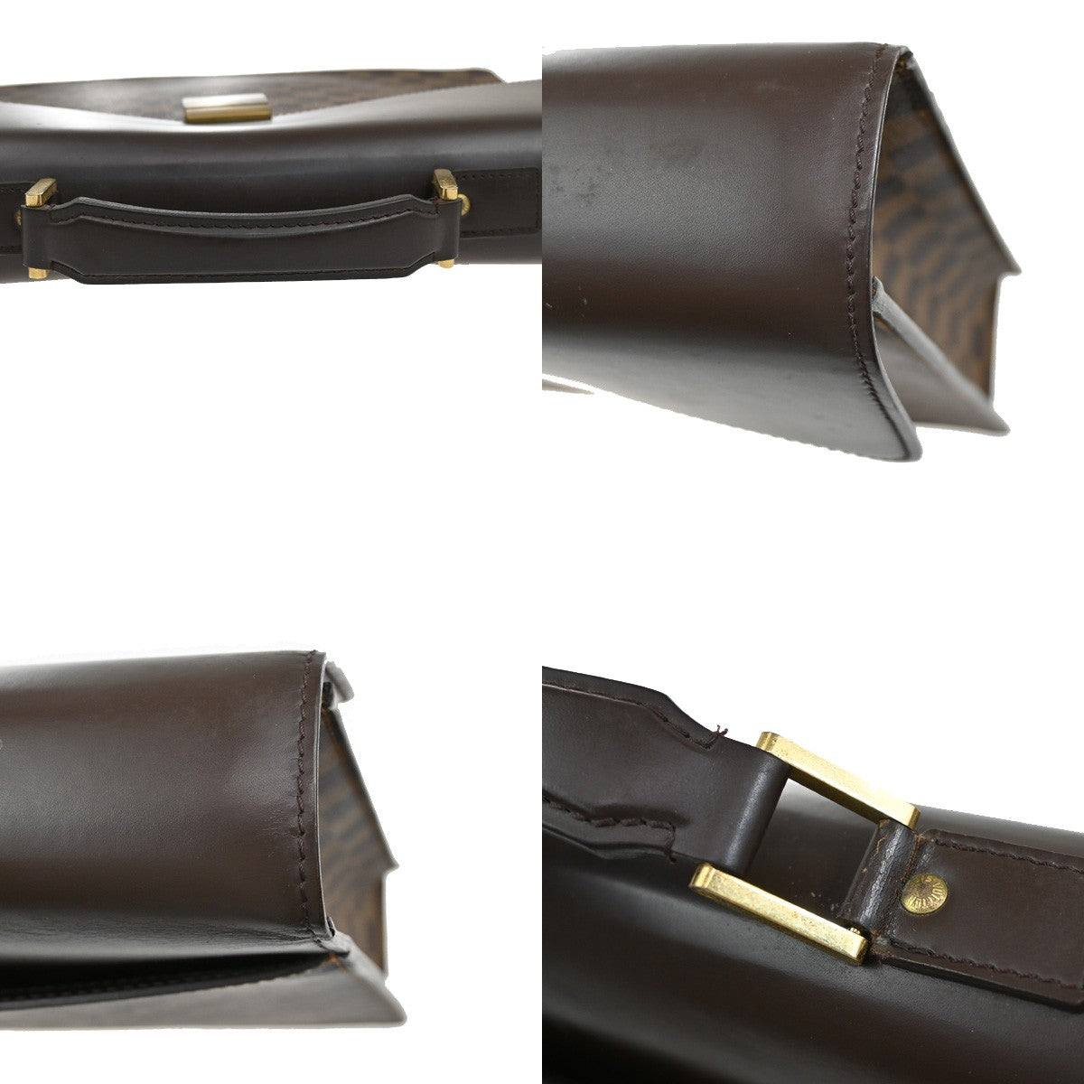 Louis Vuitton Altona Bag Damier, BROWN, CANVAS, Briefcase