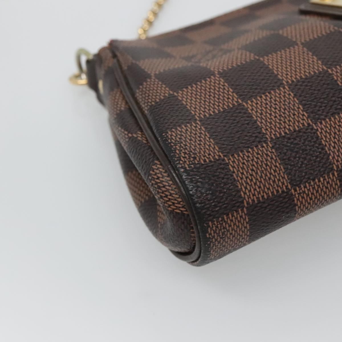 Louis Vuitton Eva Handbag Damier, BROWN, CANVAS, Shoulder bag