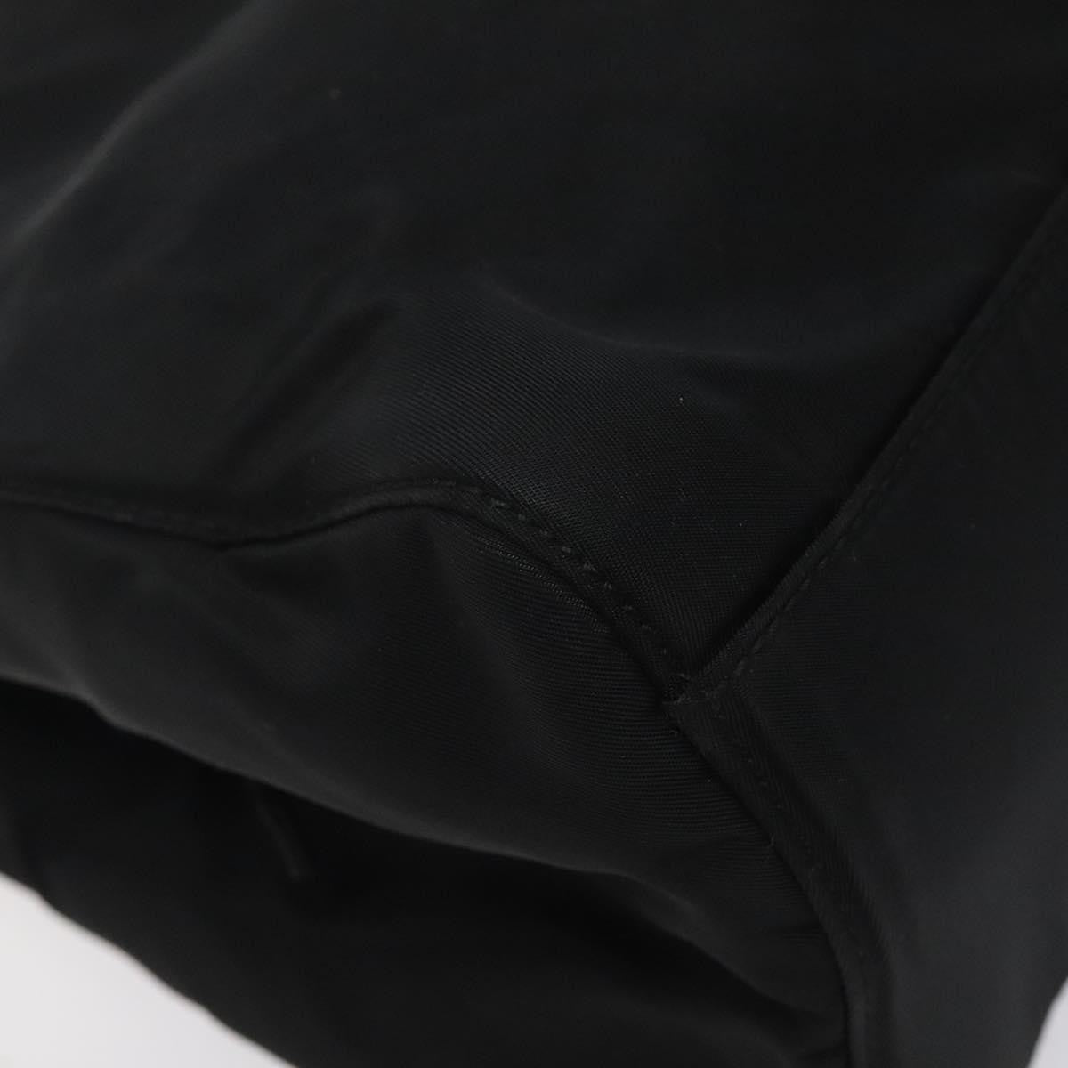 Prada Resin Handle Tote Tessuto, BLACK, NYLON, Tote bag