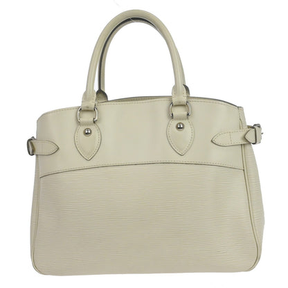 Louis Vuitton Passy Tote Epi Leather, White, Leather, Handbag