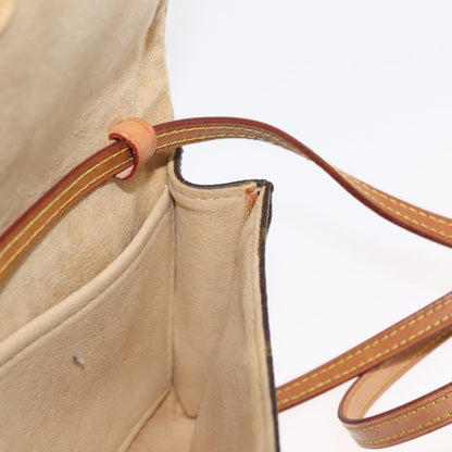 Louis Vuitton Twin Handbag Monogram Canvas, BROWN, CANVAS, Clutche & pouche