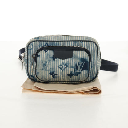 Louis Vuitton Outdoor Pouch Limited Edition Monogram Watercolor Stripes Denim, BLUE, CANVAS, Clutche & pouche