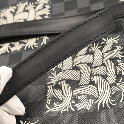 Louis Vuitton Tadao Handbag Limited Edition Nemeth Damier Graphite, GRAY, CANVAS, Tote bag