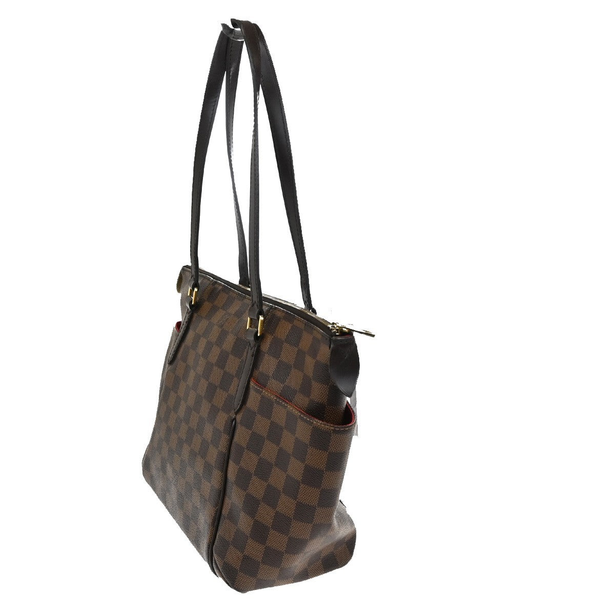 Louis Vuitton Totally Handbag Damier, Brown, Canvas, Shoulder Bag