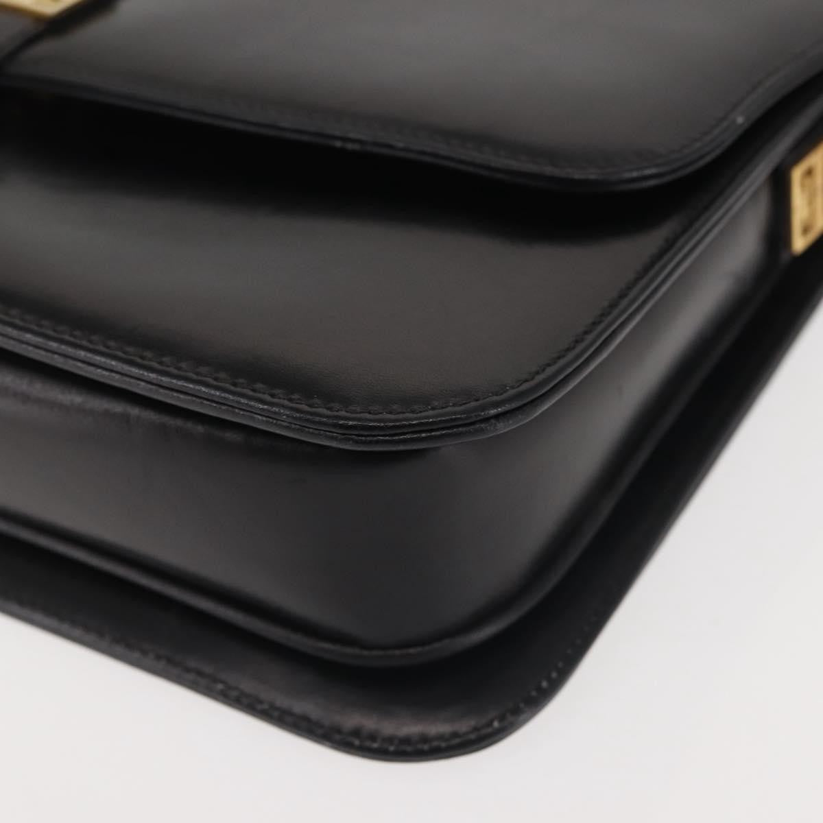 Givenchy Vintage 4G shoulder bag Leather, BLACK, LEATHER, Shoulder bag