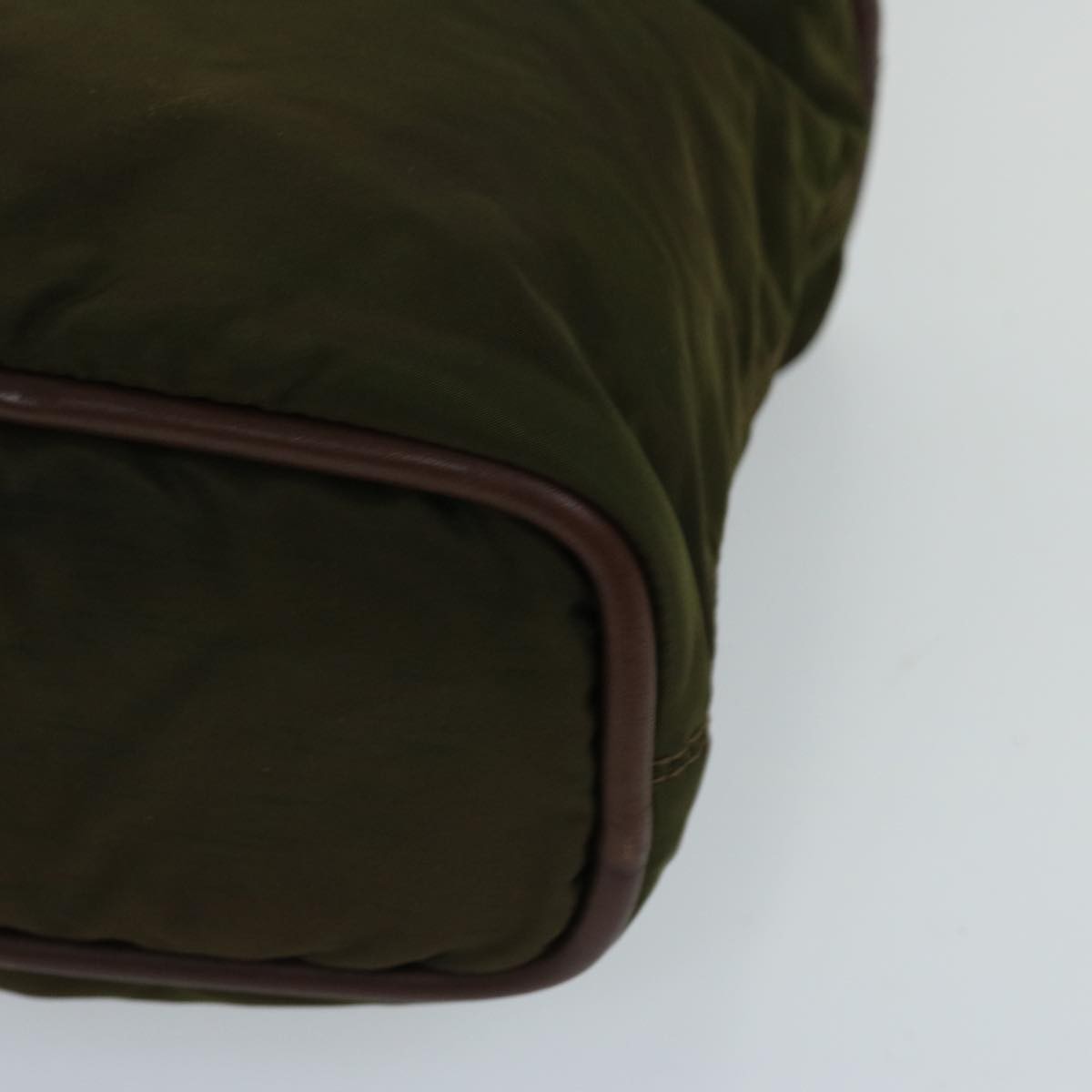 Celine Vintage Macadam Handbag Macadam, KHAKI, NYLON, Handbag