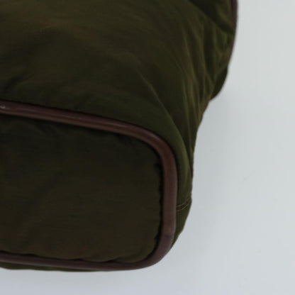 Celine Vintage Macadam Handbag Macadam, KHAKI, NYLON, Handbag