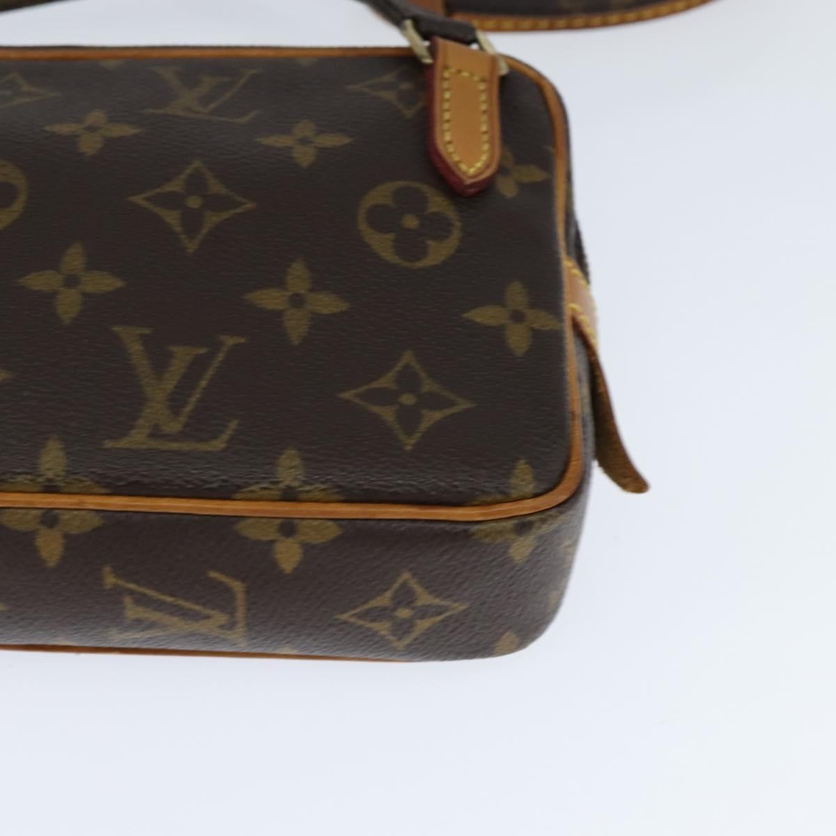 Louis Vuitton Pochette Marly Bandouliere Bag Monogram Canvas, BROWN, CANVAS, Shoulder bag