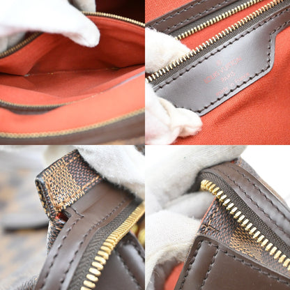 Louis Vuitton Chelsea Handbag Damier, BROWN, CANVAS, Tote bag