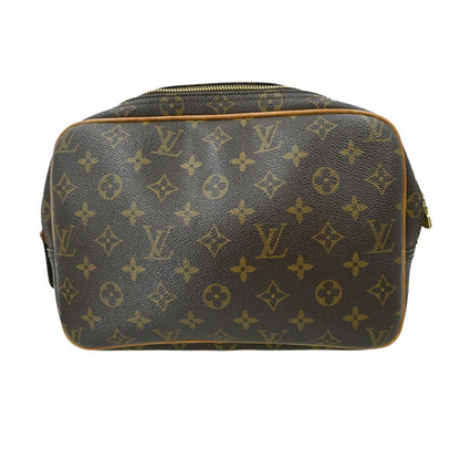 Louis Vuitton Reporter Bag Monogram Canvas, BROWN, CANVAS, Shoulder bag