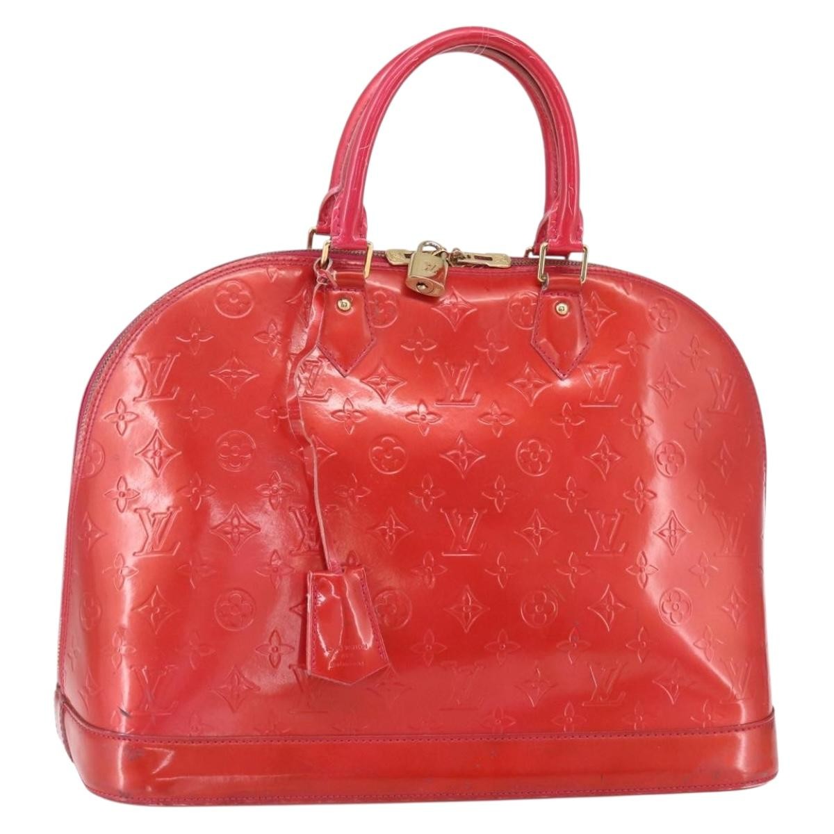 Louis Vuitton Alma Handbag Patent Leather, PINK, PATENT_LEATHER, Handbag