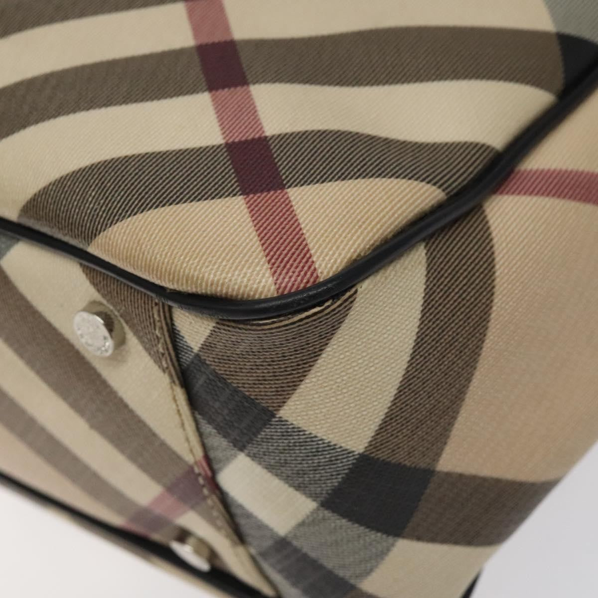 Burberry Nova Check Handbag Nova Check Canvas, BEIGE, CANVAS, Handbag