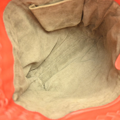 Bottega Veneta Belted Tote Intrecciato Nappa, RED, LEATHER, Tote bag