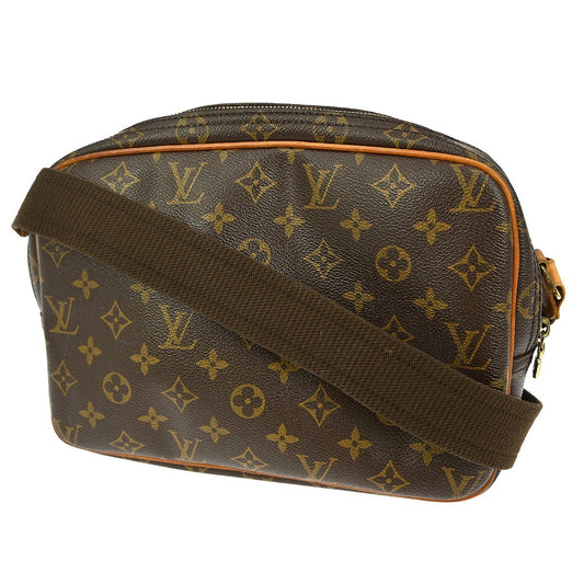 Louis Vuitton Reporter Bag Monogram Canvas, BROWN, CANVAS, Shoulder bag