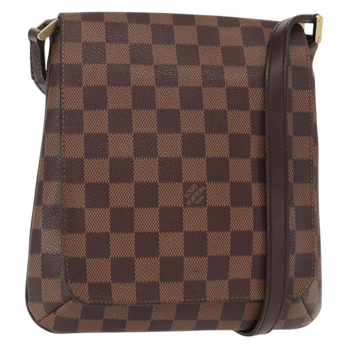 Louis Vuitton Musette Salsa Handbag Damier Canvas, BROWN, CANVAS, Shoulder bag