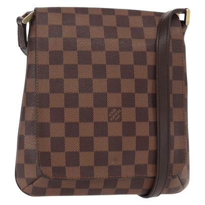 Louis Vuitton Musette Salsa Handbag Damier Canvas, BROWN, CANVAS, Shoulder bag