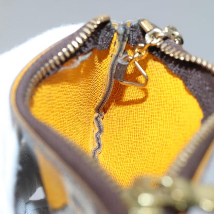 Louis Vuitton Pochette Clés Monogram Empreinte, BROWN, CANVAS, Wallets