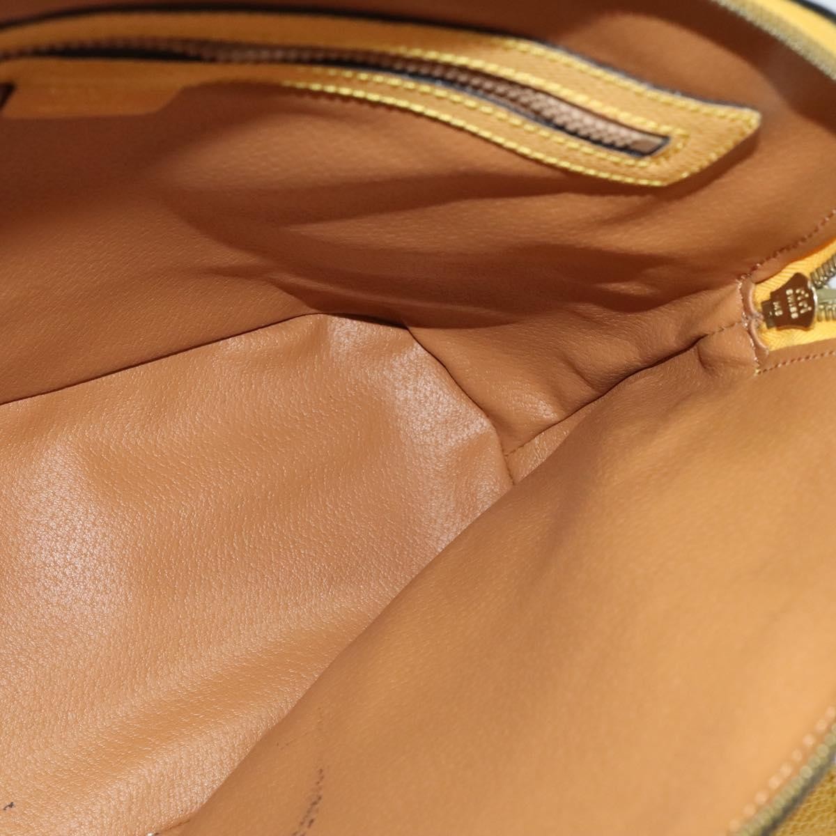 Celine Handbag Leather, YELLOW, LEATHER, Handbag