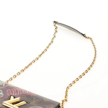 Louis Vuitton Twist Chain Wallet Limited Edition Kabuki Stickers Monogram Canvas, MULTICOLOUR, CANVAS, Clutche & pouche