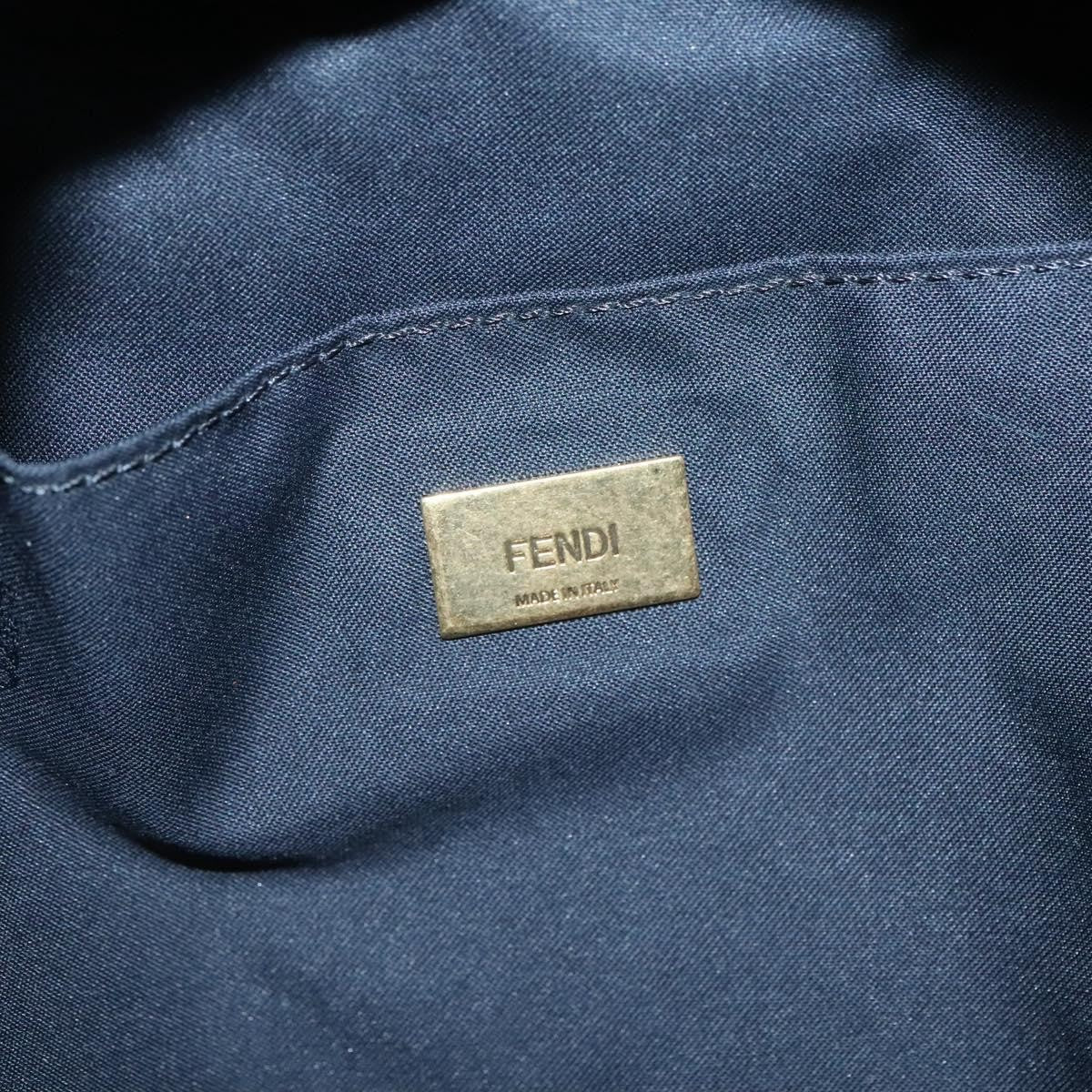 Fendi Baguette Backpack Printed Nylon, BLUE, NYLON, Backpack