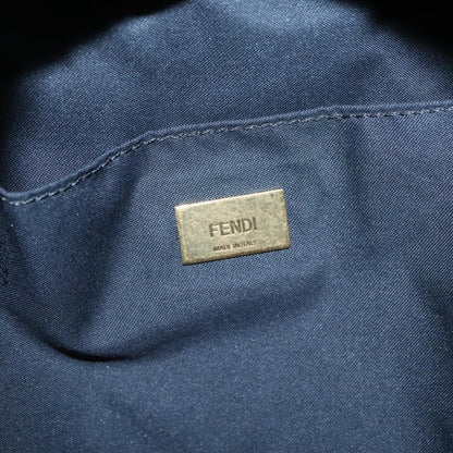 Fendi Baguette Backpack Printed Nylon, BLUE, NYLON, Backpack