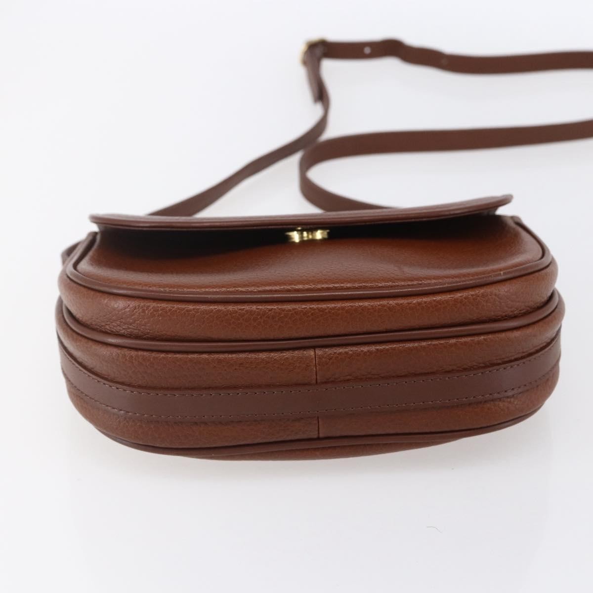 Burberry Vintage Shoulder Bag Leather, BROWN, LEATHER, Shoulder bag