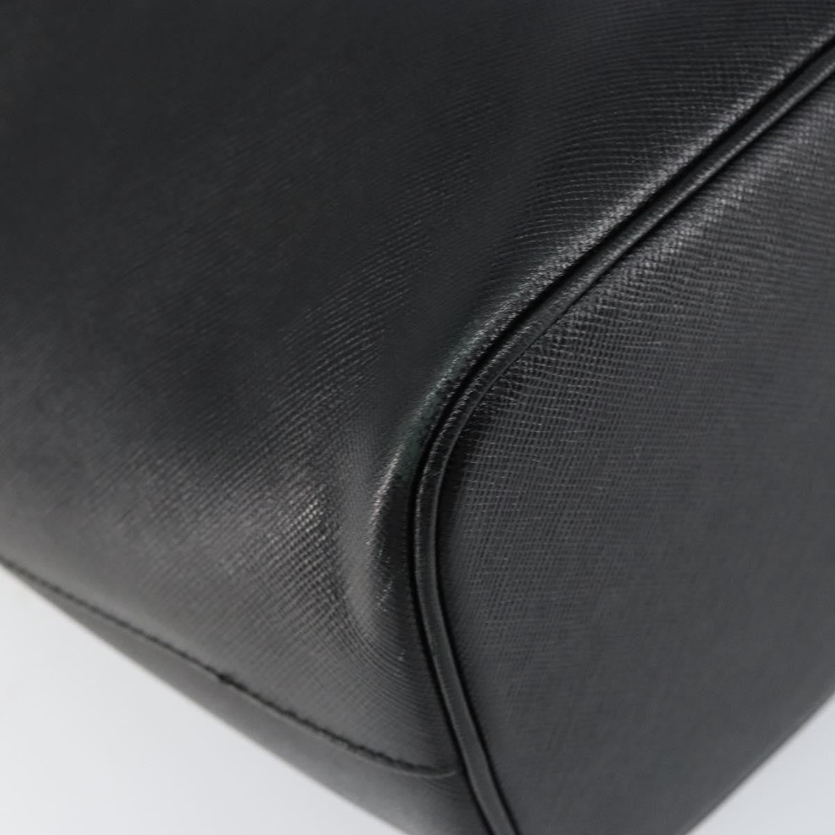 Salvatore Ferragamo Gancini handbag Leather, BLACK, LEATHER, Handbag