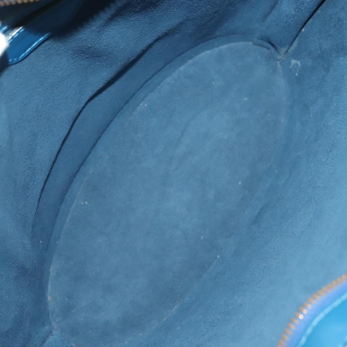 Louis Vuitton Saint Jacques Handbag Epi Leather, BLUE, LEATHER, Handbag