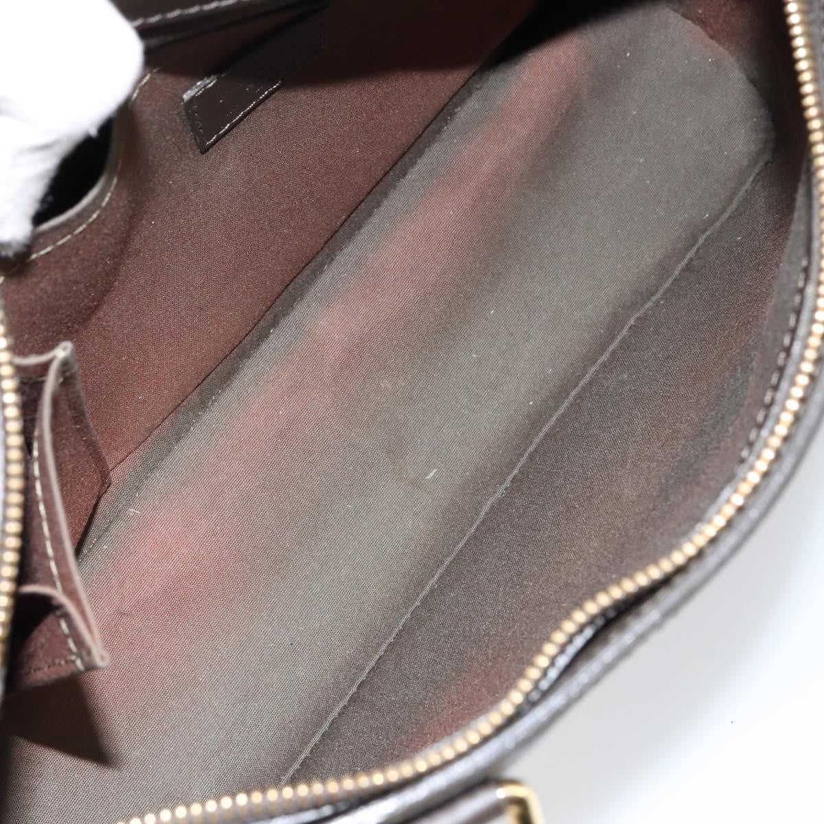 Louis Vuitton Lucille Handbag Mini Lin, KHAKI, CANVAS, Handbag