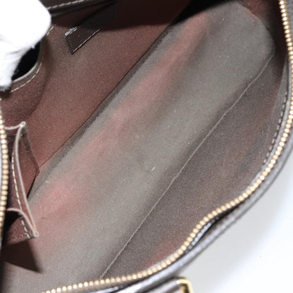 Louis Vuitton Lucille Handbag Mini Lin, KHAKI, CANVAS, Handbag