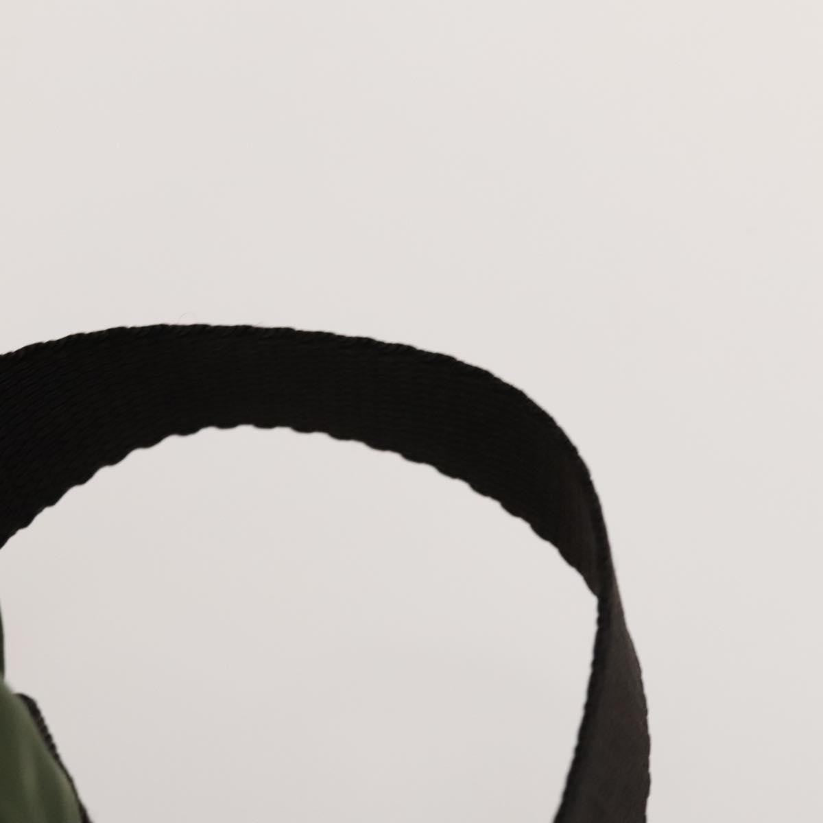 Prada Vela Double Front Pocket Backpack Tessuto with Saffiano Leather, KHAKI, NYLON, Backpack