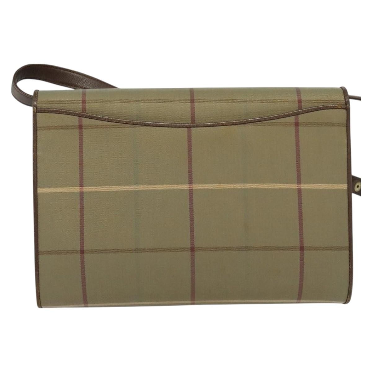 Burberry Nova check Shoulder bag Canvas, BEIGE, CANVAS, Shoulder bag