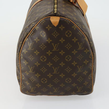 Louis Vuitton Keepall Bag Monogram Canvas, BROWN, CANVAS, Travel bag