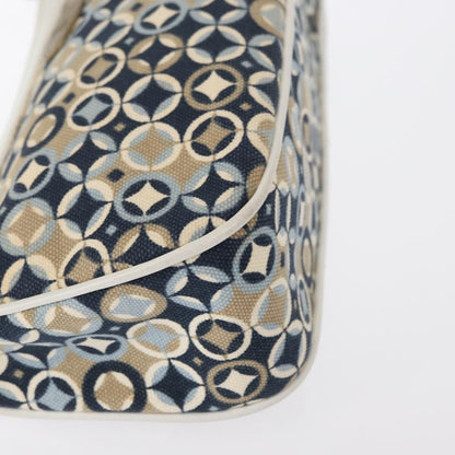 Celine Vintage Pochette Shoulder Bag Canvas, NAVY, CANVAS, Clutche & pouche