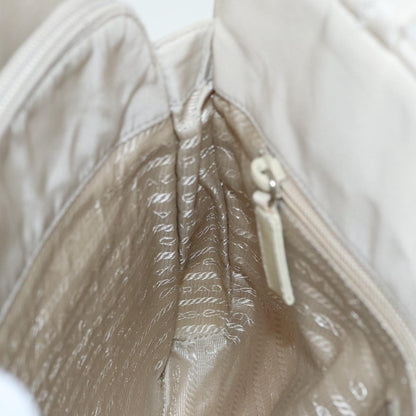 Prada Zip Around Tote Tessuto, BEIGE, NYLON, Tote bag